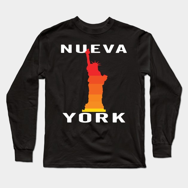 nueva york Long Sleeve T-Shirt by yellowpinko